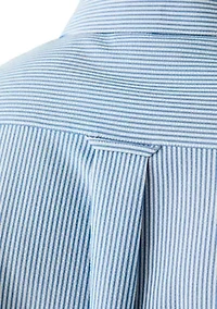 Men's Stripe Seersucker Button Down Shirt