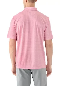 Men's Windmill Print Polo Shirt