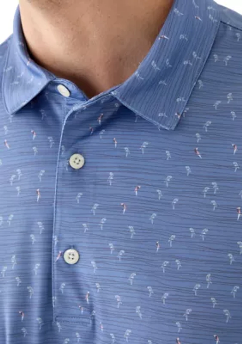 Men's Novelty Parrot Print Shirt