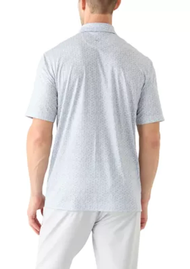 Men's Island Flora Printed Polo Shirt