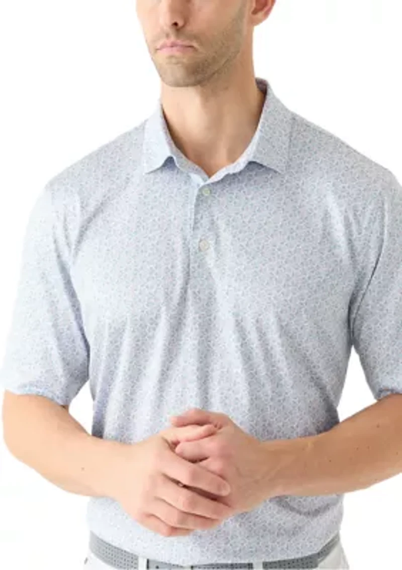 Men's Island Flora Printed Polo Shirt