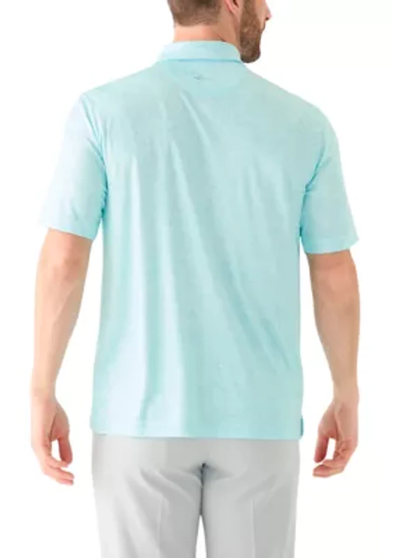 Men's Fossil Print Polo Shirt