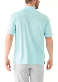 Men's Fossil Print Polo Shirt