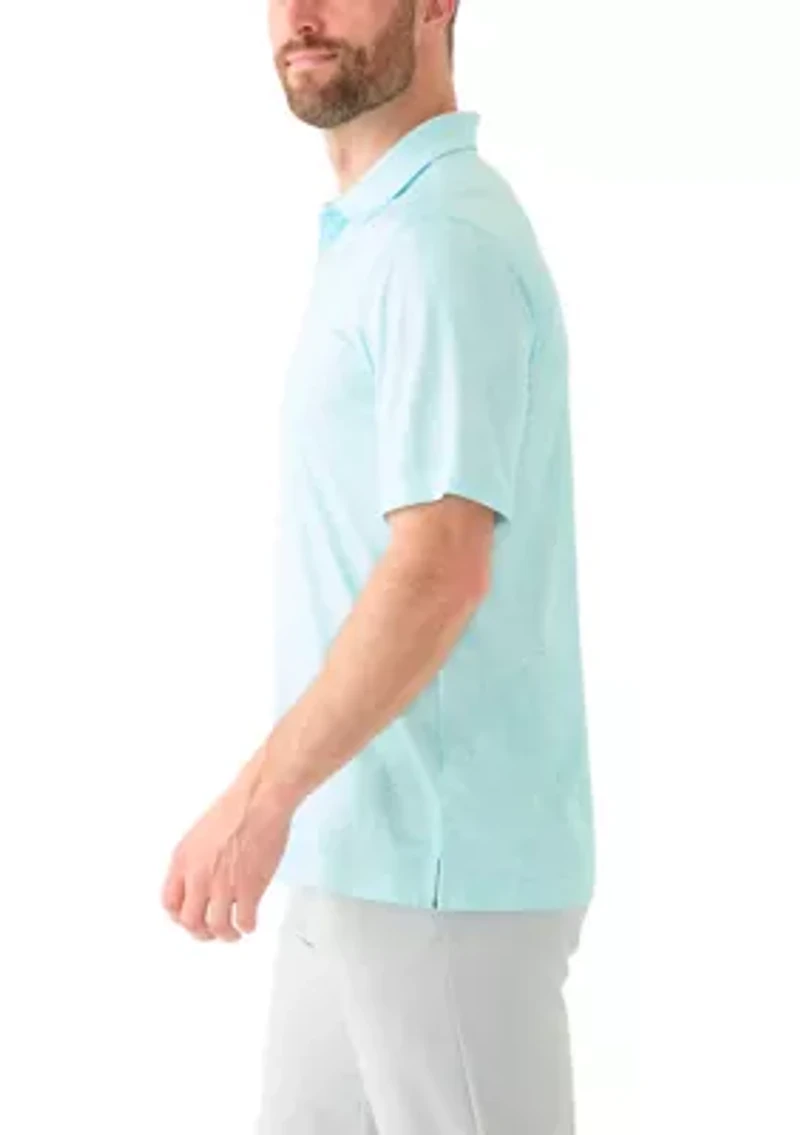 Men's Fossil Print Polo Shirt