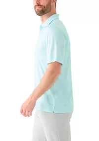 Men's Fossil Print Polo Shirt