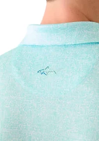 Men's Fossil Print Polo Shirt