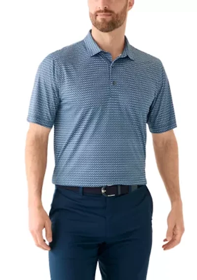 Men's Flying Kites Printed Polo Shirt