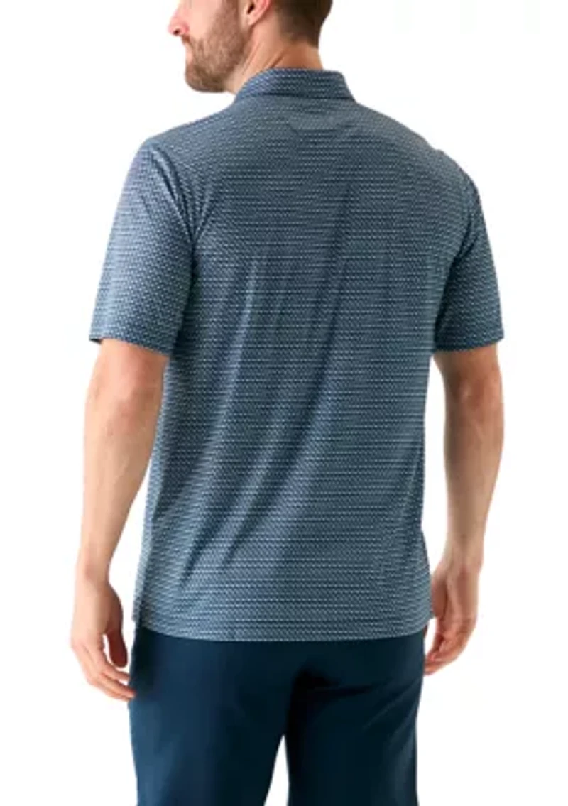 Men's Flying Kites Printed Polo Shirt