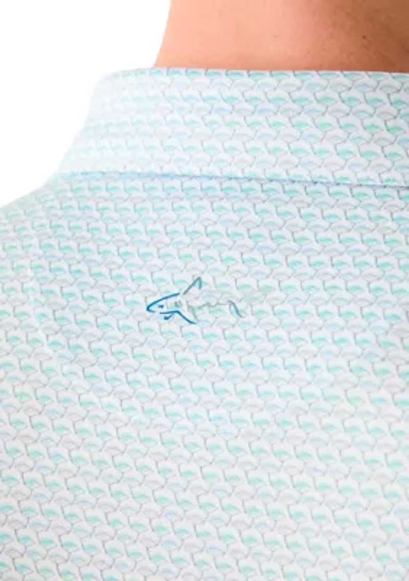 Men's Flying Kites Printed Polo Shirt