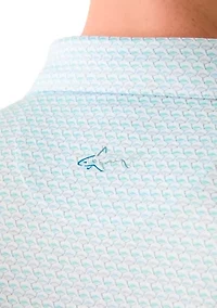 Men's Flying Kites Printed Polo Shirt