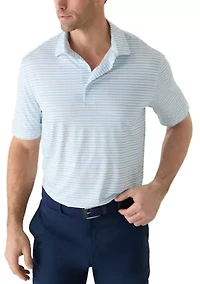 Men's Days Off Striped Polo Shirt