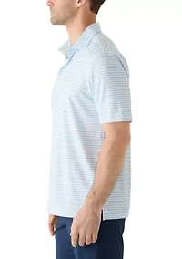 Men's Days Off Striped Polo Shirt