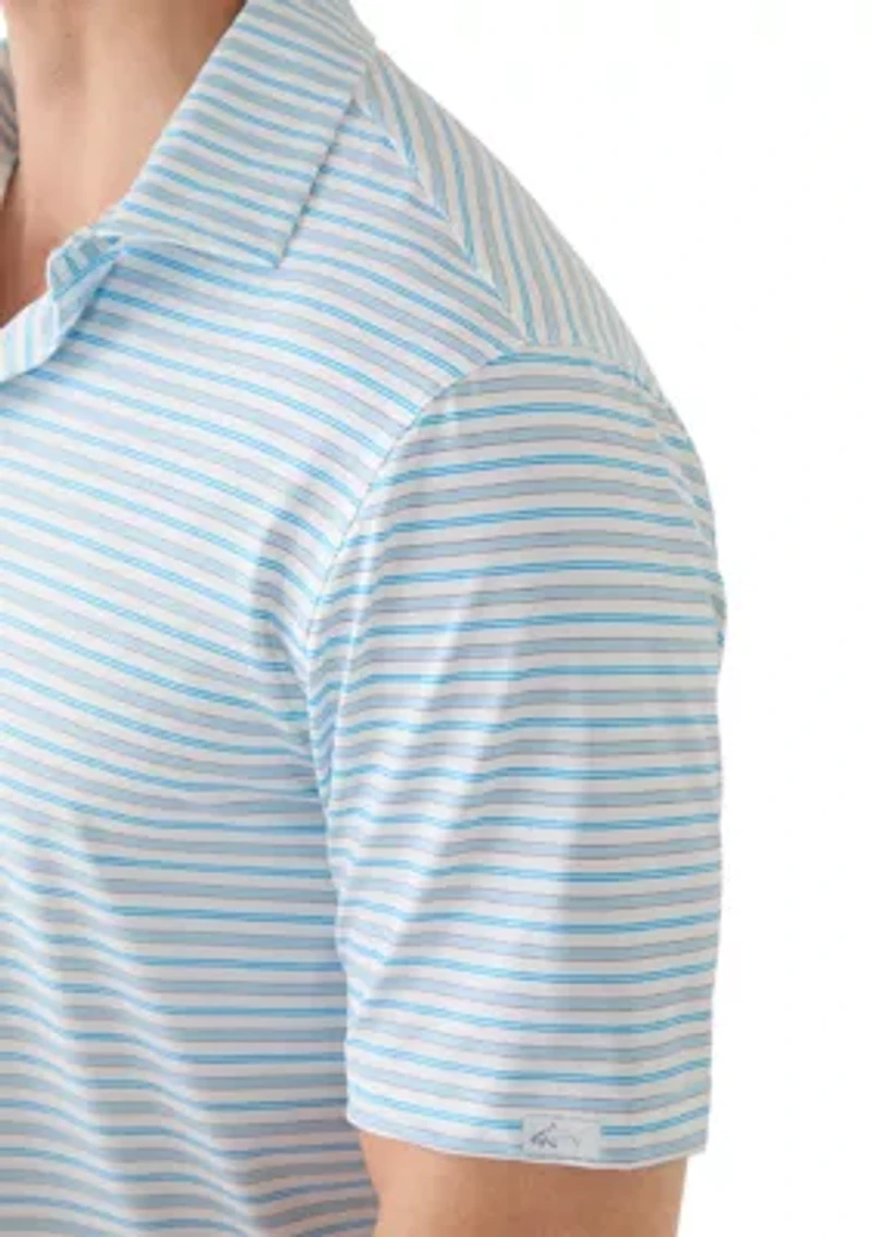 Men's Days Off Striped Polo Shirt