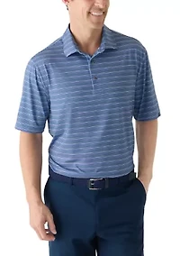 Men's Panorama Striped Polo Shirt