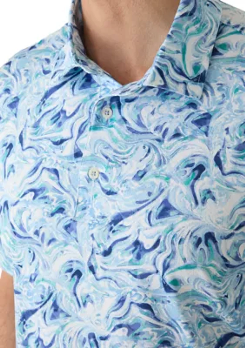 Men's Marble Print Shirt