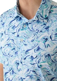 Men's Marble Print Shirt