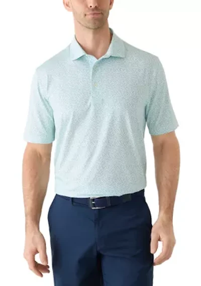 Men's Fireworks Print Polo Shirt