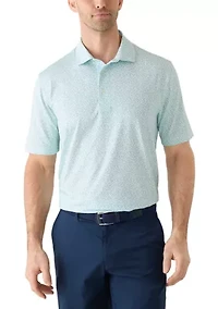 Men's Fireworks Print Polo Shirt