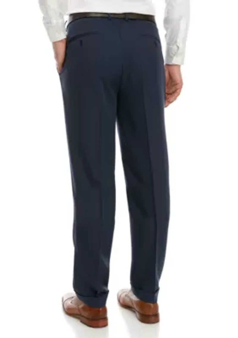 Straight Micro Pleat Pants