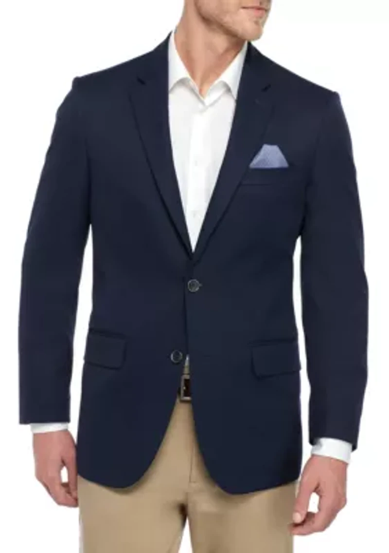 Big & Tall 4 Way Stretch Navy Blazer