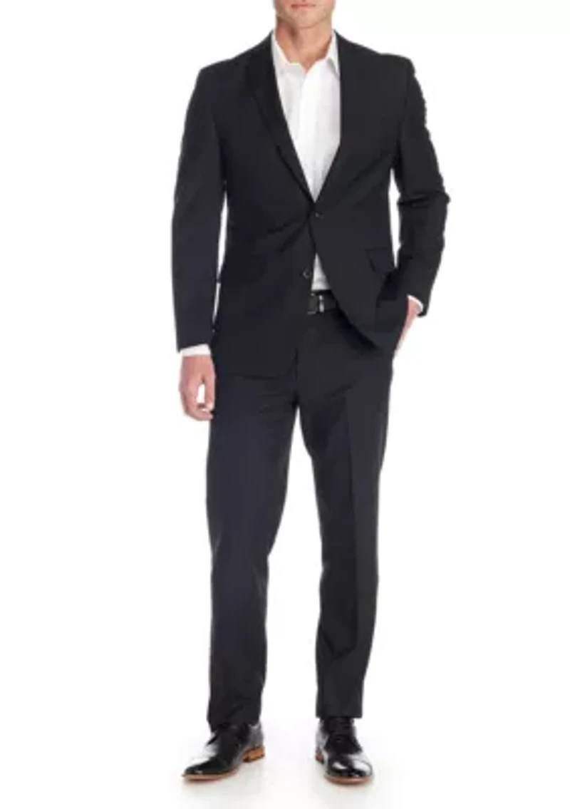 Black Solid Suit