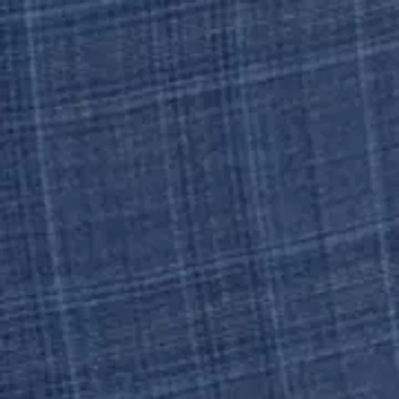 Men's Blue Plaid Suit Jacket