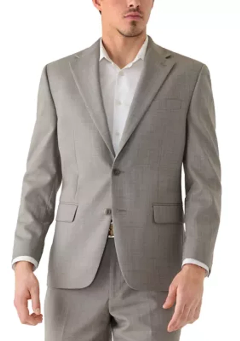Men's Sharkskin Suit Jacket