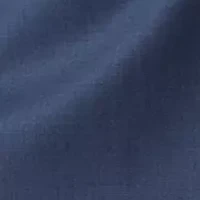 Navy Blue Graph Check Suit