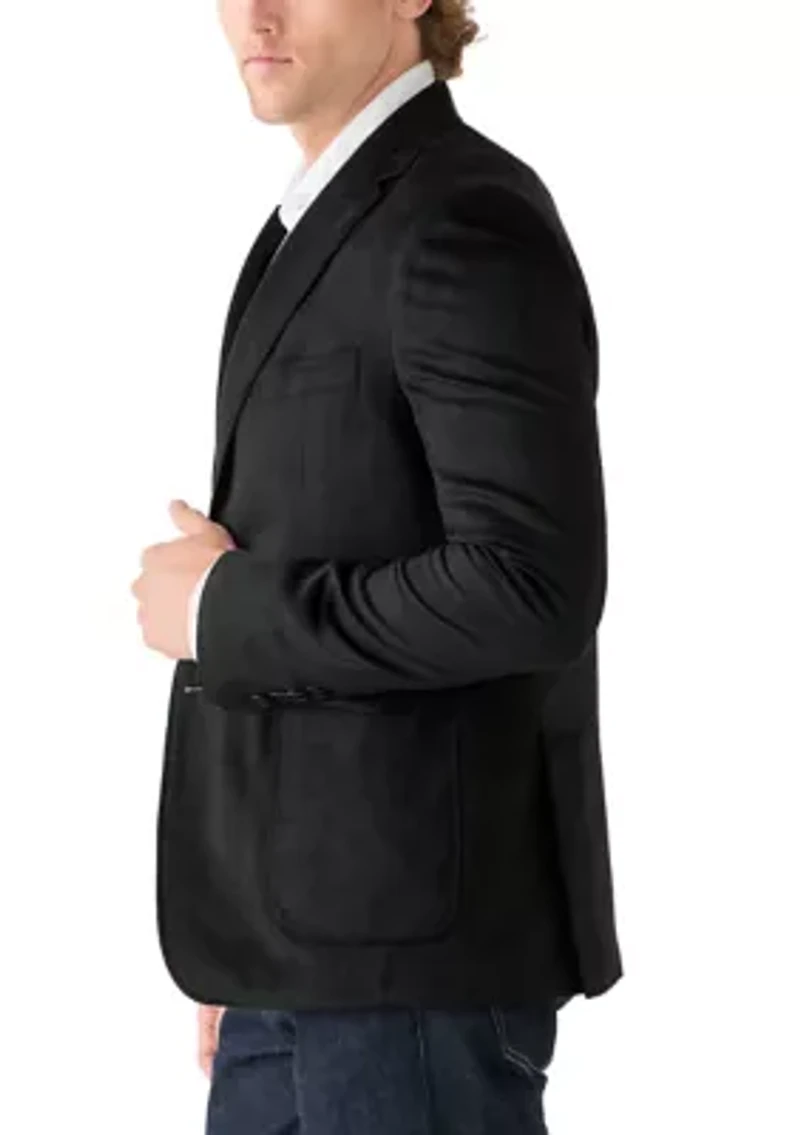 Faux Suede Sport Coat