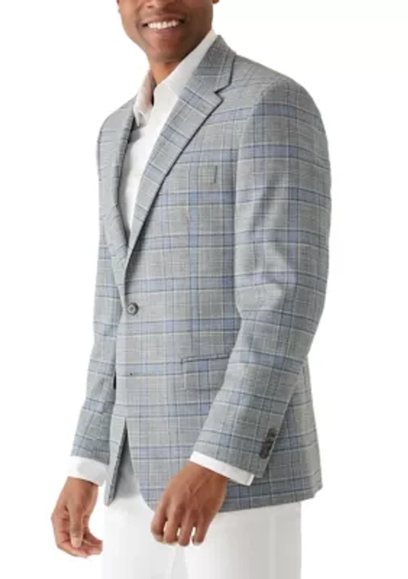 Men's Plaid Blazer