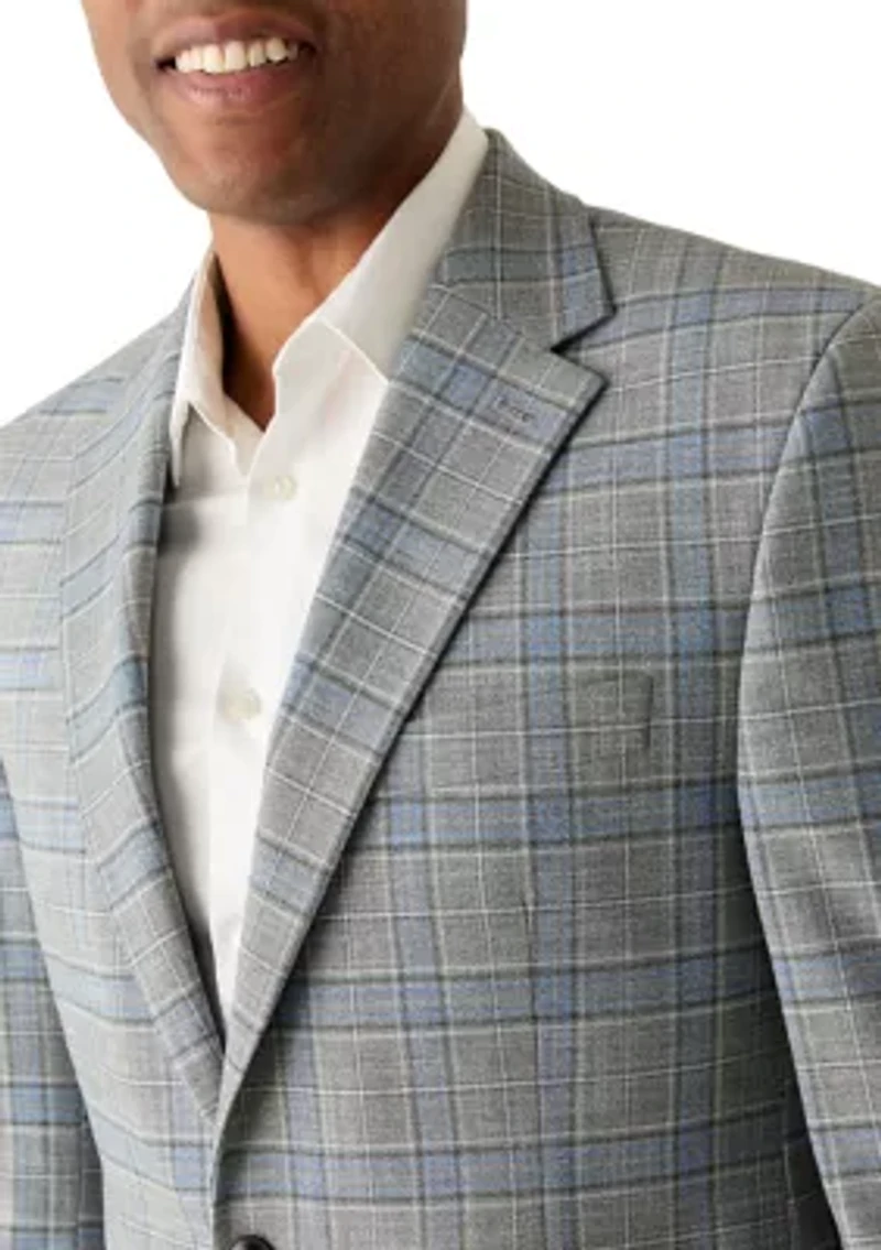 Men's Plaid Blazer