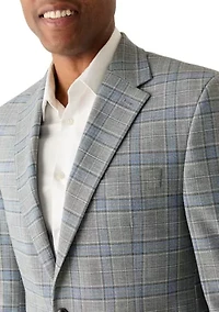 Men's Plaid Blazer