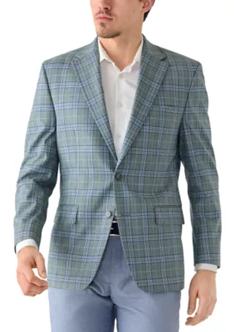 Men's Plaid Blazer