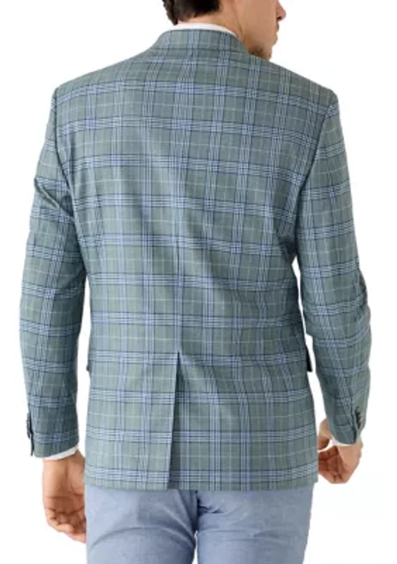 Men's Plaid Blazer
