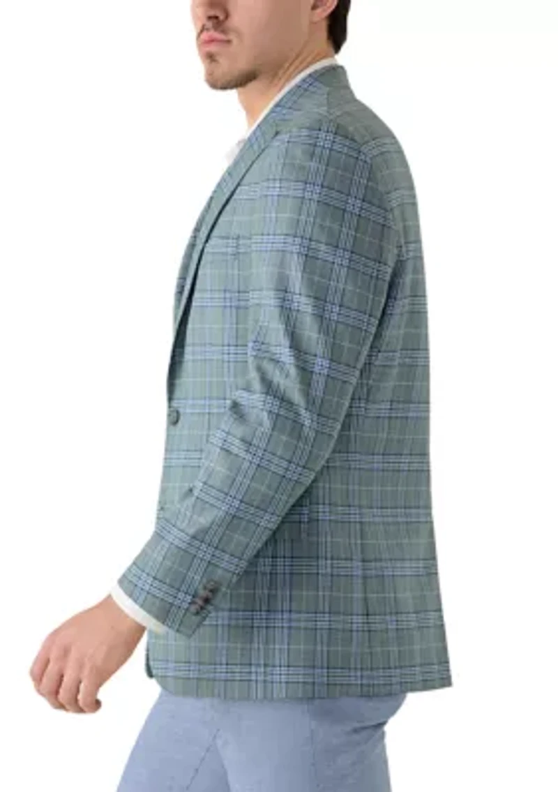 Men's Plaid Blazer