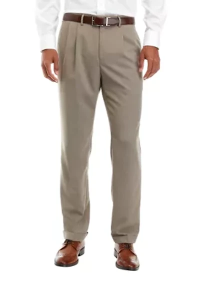 Men's Stretch Pleated Pants