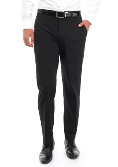 Men's Flat Front Dress Pants