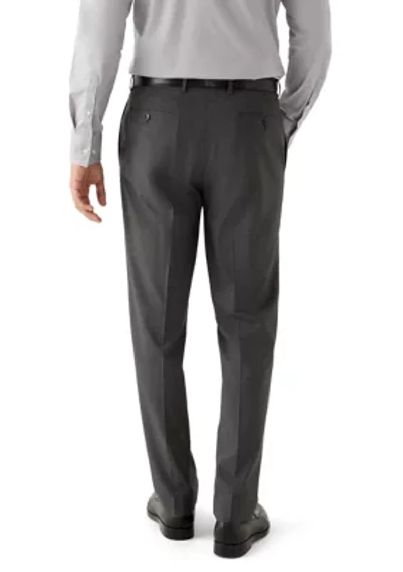 Classic Fit Black Small Plaid Pants