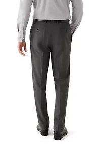 Classic Fit Black Small Plaid Pants