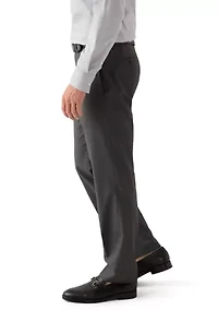Classic Fit Black Small Plaid Pants