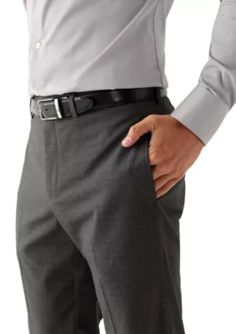 Classic Fit Black Small Plaid Pants