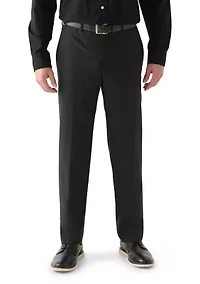 Men's Classic Fit Grey Windowpane Pants