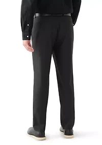 Men's Classic Fit Grey Windowpane Pants