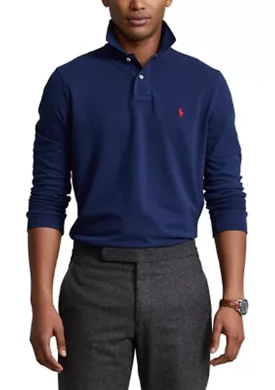Classic Fit Mesh Polo Shirt