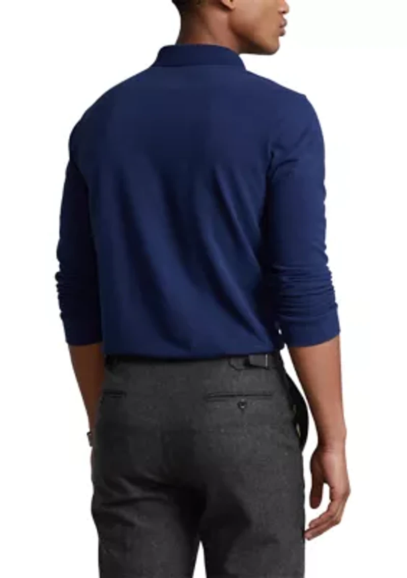 Classic Fit Mesh Polo Shirt