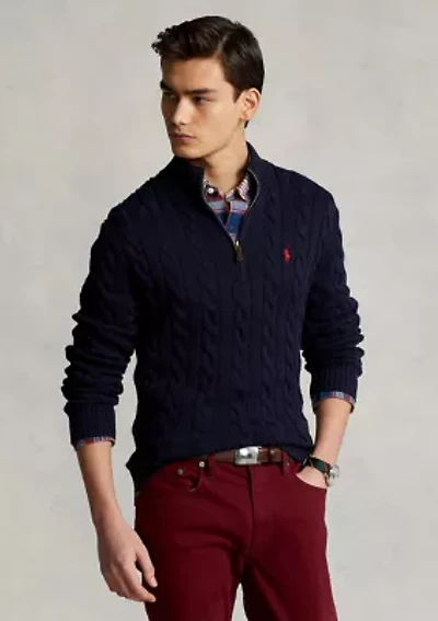 Cable Knit Cotton Sweater