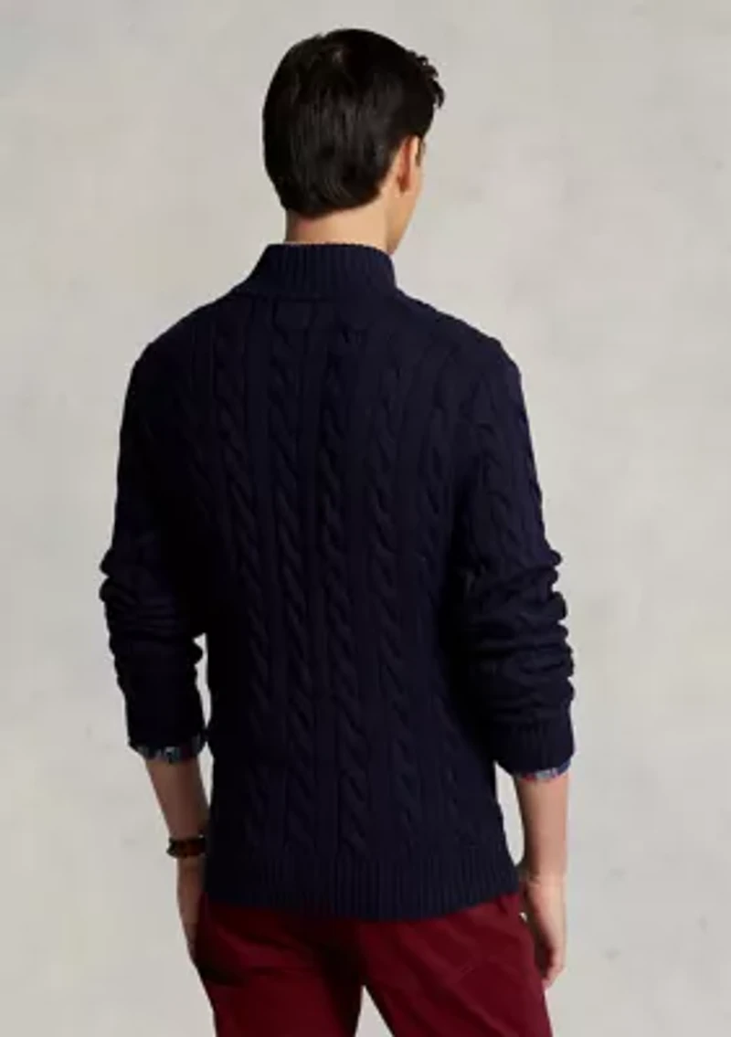 Cable Knit Cotton Sweater