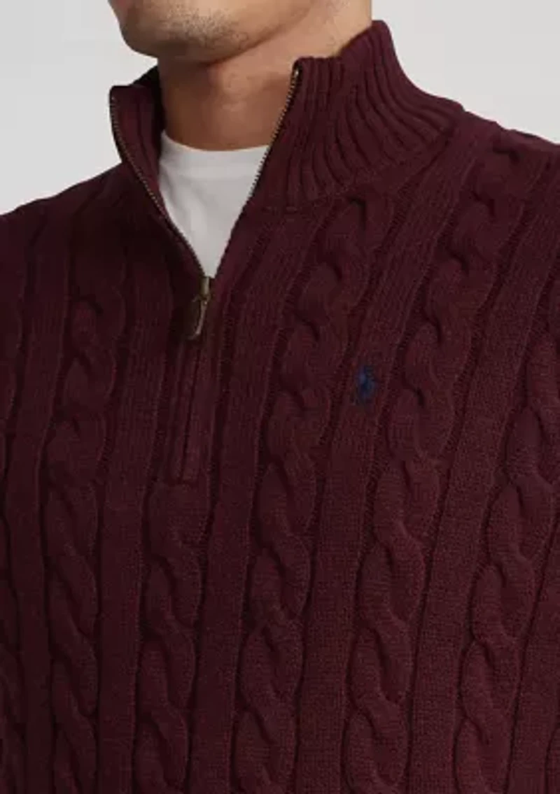 Cable Knit Cotton Sweater