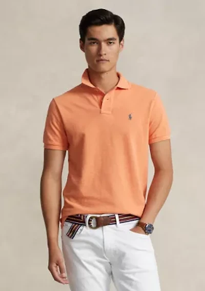 Custom Slim Fit Mesh Polo