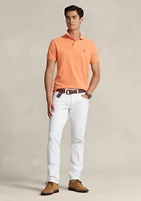 Custom Slim Fit Mesh Polo